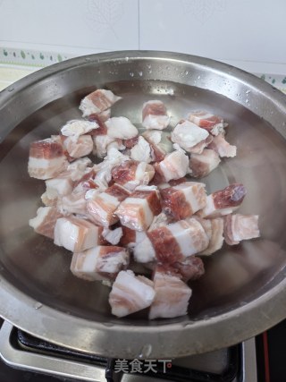 红烧肉炖海带步骤3