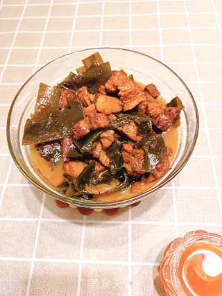 红烧肉炖海带步骤14