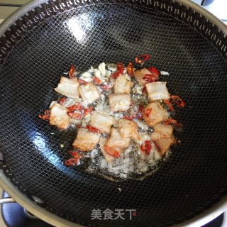 花生芽炒香干步骤3