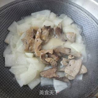 冬瓜炒猪肝步骤11