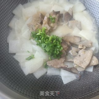 冬瓜炒猪肝步骤12