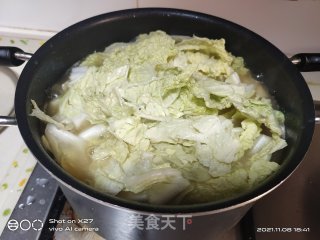 豆腐白菜煮年糕步骤9
