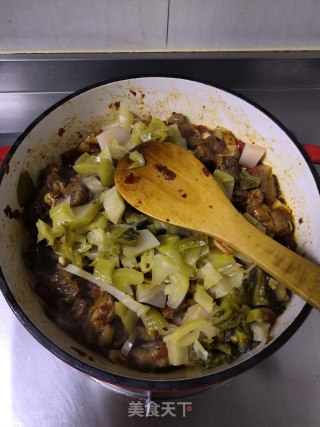 酸菜炖牛肉步骤13
