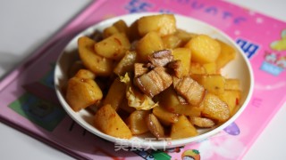 土豆炖五花肉步骤6