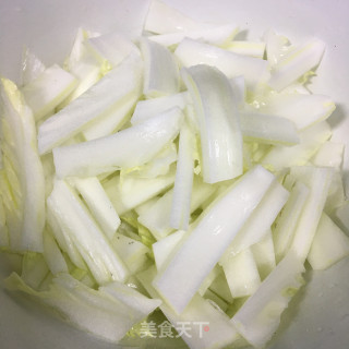 豆豉油渣炒白菜步骤2