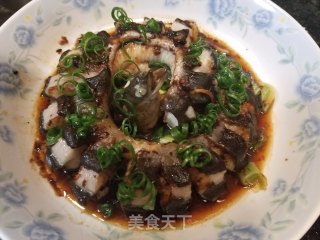 豉汁盘龙鳝步骤11