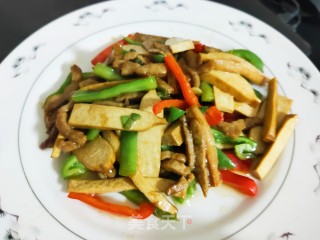 香干炒肉丝步骤13 香干炒肉丝步骤13