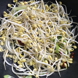 黄豆芽炖粉条步骤5