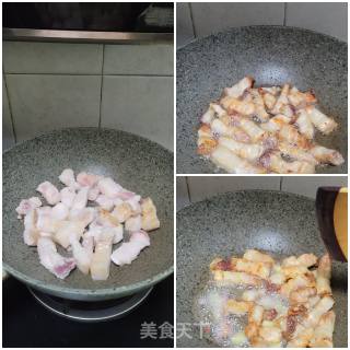 五花肉炖笋干步骤5