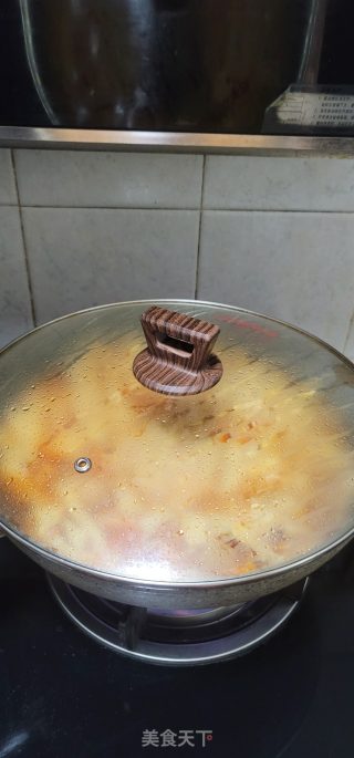 五花肉炖笋干步骤11