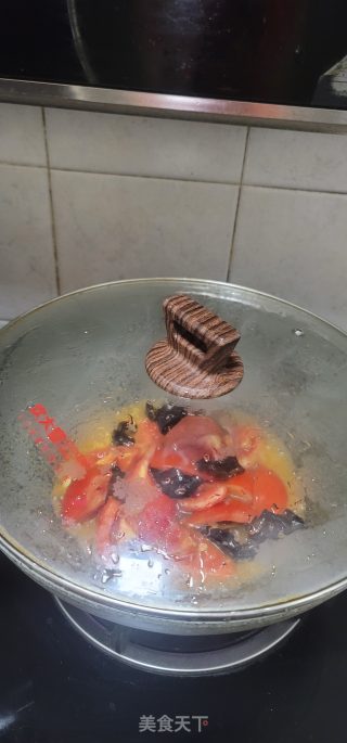 牛肉黑木耳烧番茄步骤7
