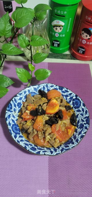 牛肉黑木耳烧番茄步骤12