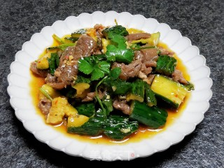 黄瓜拌牛肉 步骤15