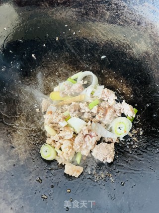 肉末扒菠菜步骤10