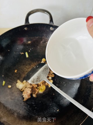 肉末扒菠菜步骤14