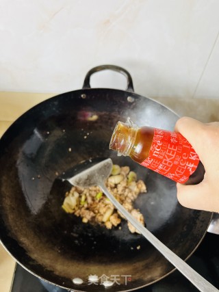 肉末扒菠菜步骤13