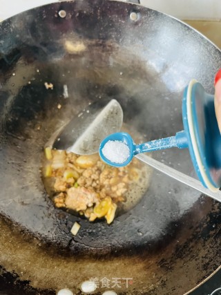 肉末扒菠菜步骤15
