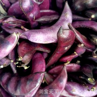 鸡公炖紫扁豆步骤1