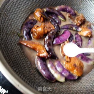 鸡公炖紫扁豆步骤9