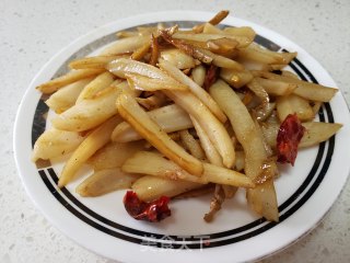 酸辣莲藕丝步骤4