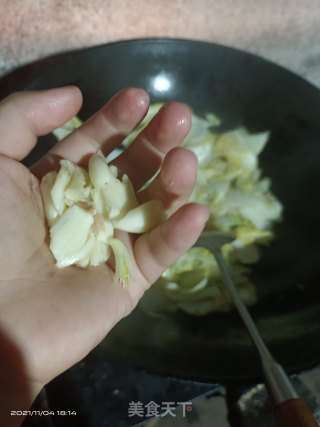 炒娃娃菜步骤3