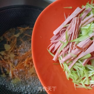 火腿拌佛手瓜步骤7