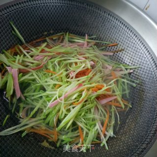 火腿拌佛手瓜步骤8