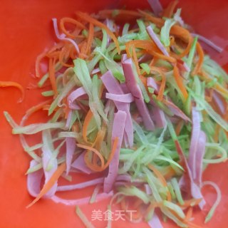 火腿拌佛手瓜步骤10