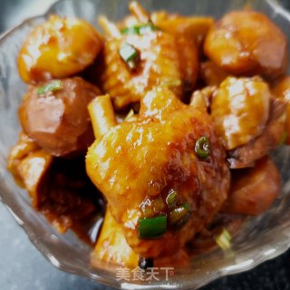板栗芋头烧鸡公步骤21