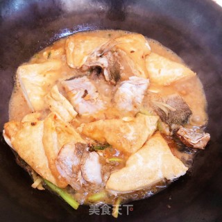 鱼焖豆腐步骤6