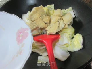 素鸡烧大白菜步骤5