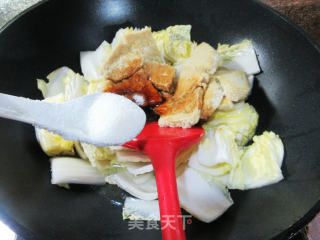 素鸡烧大白菜步骤9