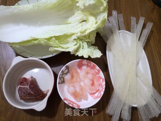 白菜炖宽粉步骤1