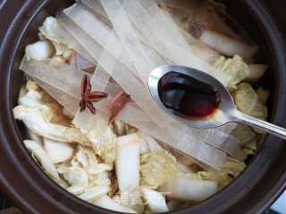 白菜炖宽粉步骤7