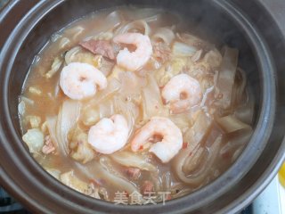 白菜炖宽粉步骤8