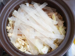 白菜炖宽粉步骤6