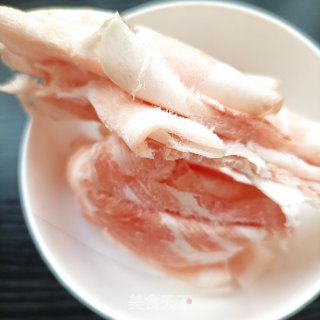 麻汁肉片拌平菇步骤3