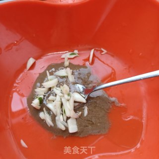 麻汁肉片拌平菇步骤6