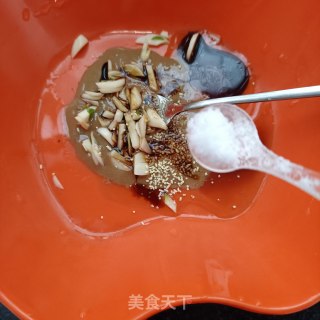 麻汁肉片拌平菇步骤8