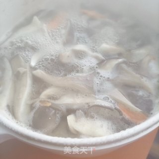 麻汁肉片拌平菇步骤10