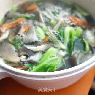 麻汁肉片拌平菇步骤14