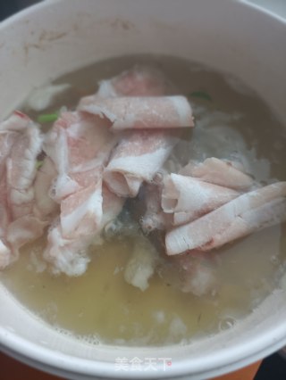 麻汁肉片拌平菇步骤16