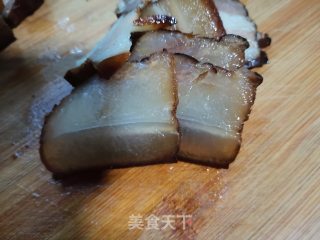 乡里腊肉蒸盐辣椒步骤3