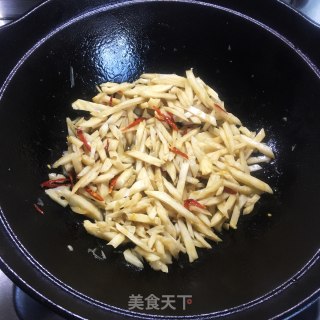 辣炒藕条步骤5
