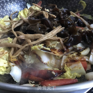 黄花木耳炖时蔬步骤7