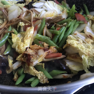 黄花木耳炖时蔬步骤8