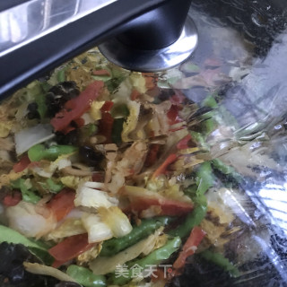 黄花木耳炖时蔬步骤9
