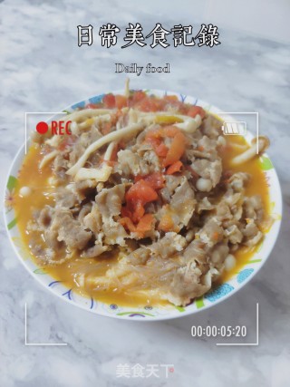 西红柿酸汤肥牛步骤6