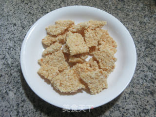 锅巴花菜肉片步骤11