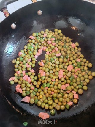 红肠豌豆步骤5